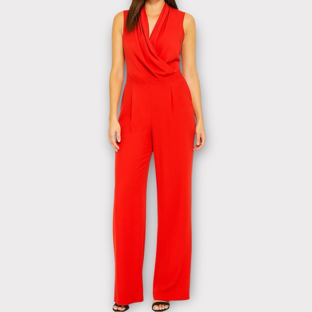 Robert Rodriguez Women’s Savannah Jumpsuit Size 16 Wide Leg Designer Luxury